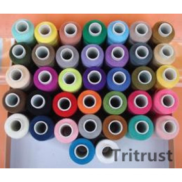 100% Spun Polyester Sewing Thread for Stitching (42s/2)